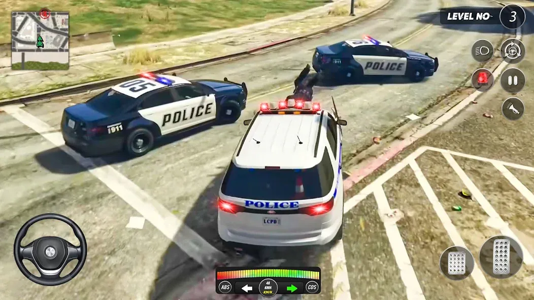 US Police Car Chase Cop Sim 3d screenshot 7