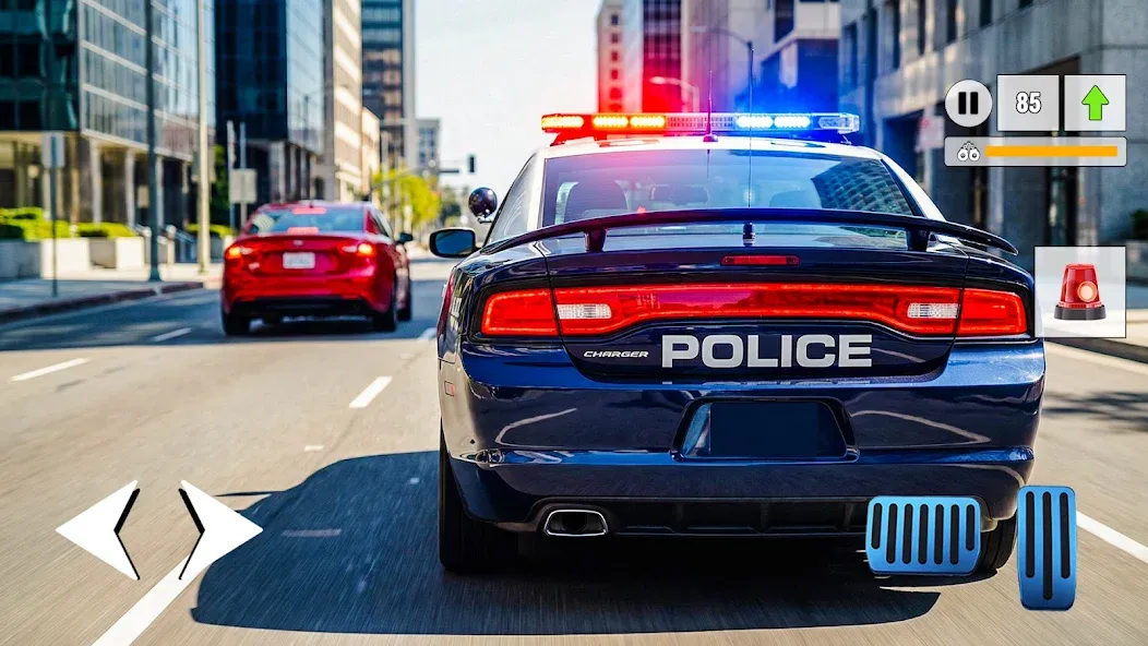 Police Car Escape Cop Chase 3D screenshot 2
