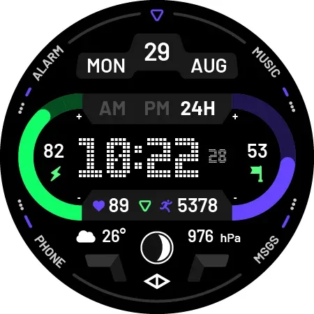 Vision 3: Digital Watch Face screenshot 15