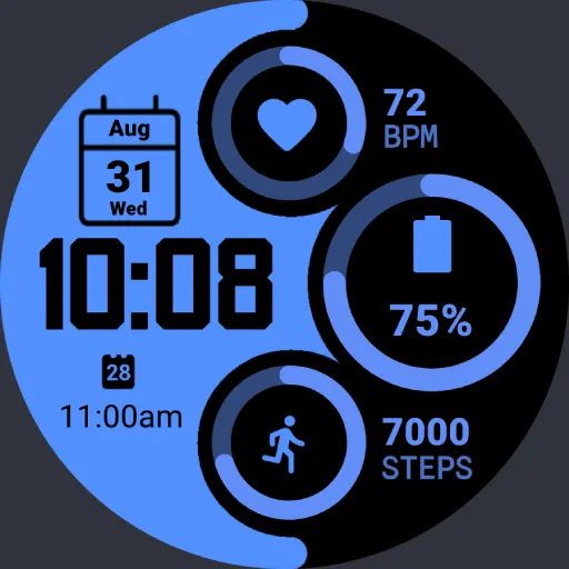 MPW01 Digital Watch Face screenshot 13