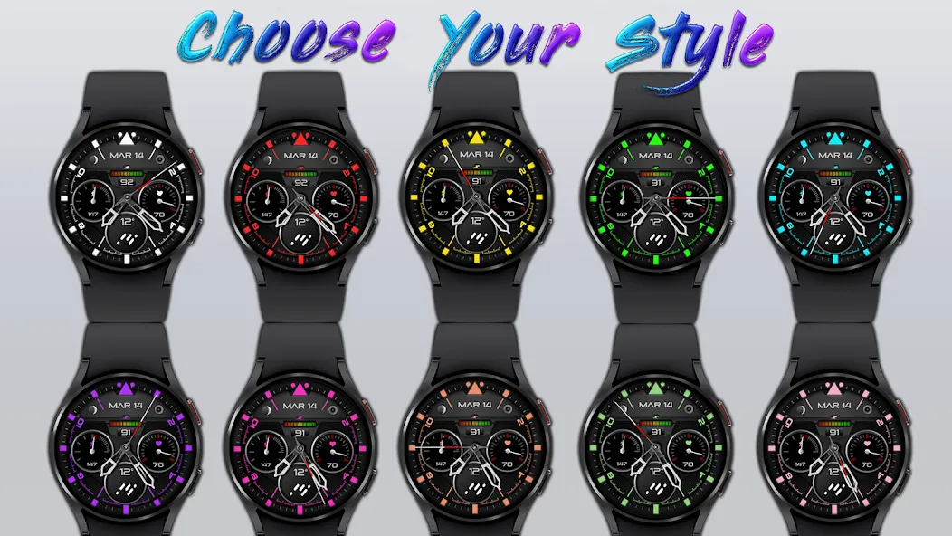 Pars Lena Analog Watch Face screenshot 1