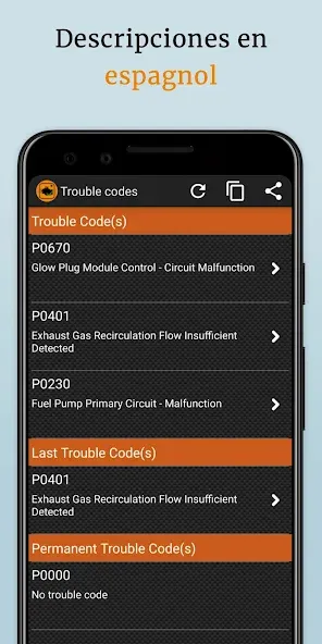 OBD2 Car Scanner - EOBD Facile screenshot 5
