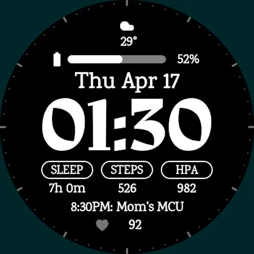 EXD158: Digital Watch Face screenshot 25