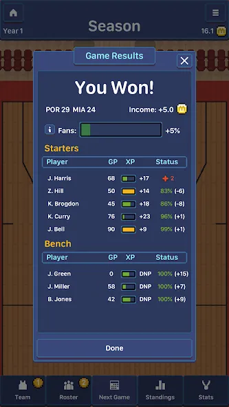 Hoop League Tactics screenshot 7