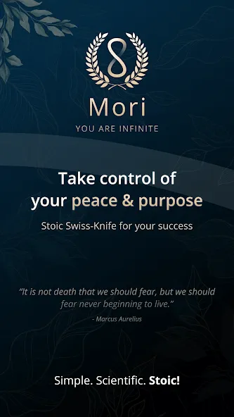 Stoic Journal Meditation: Mori screenshot 1