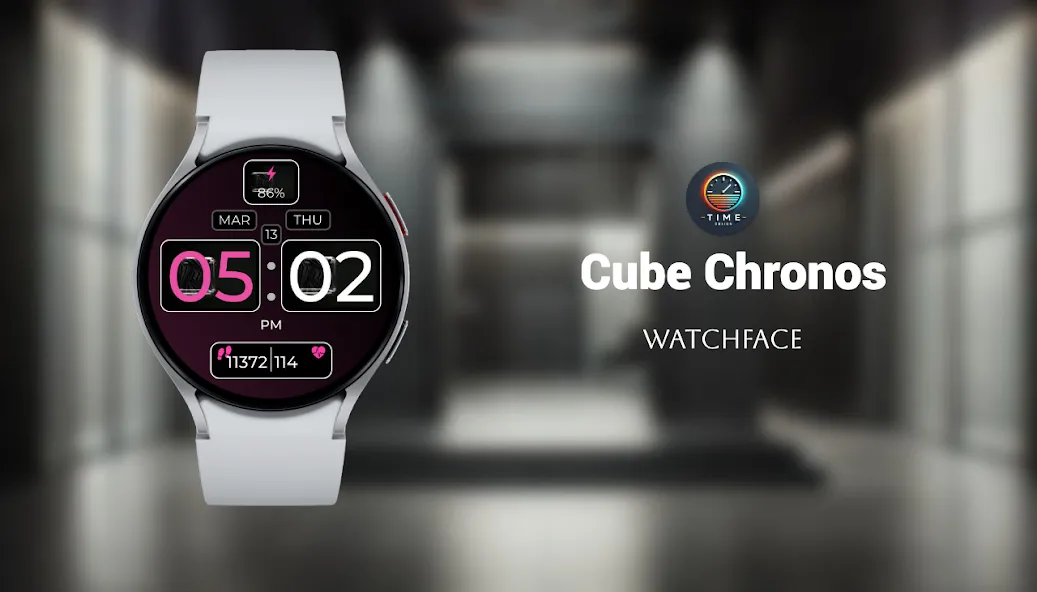 Cube Chronos Watch Face screenshot 1