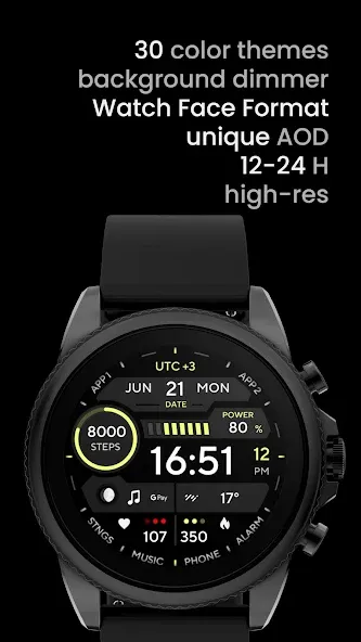 TACT ONE: Watch face screenshot 2