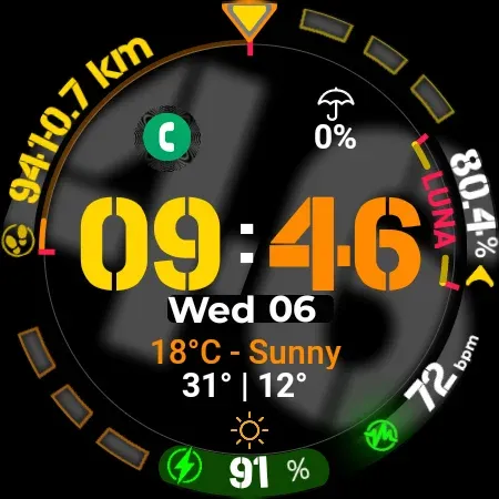 Watch Face CUE160 screenshot 13