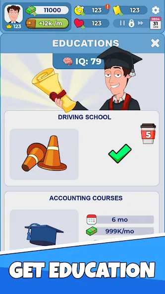 Idle Guy: Life Simulator games screenshot 5