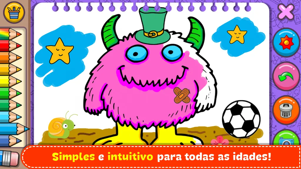 Livro colorir e jogos crianças screenshot 2
