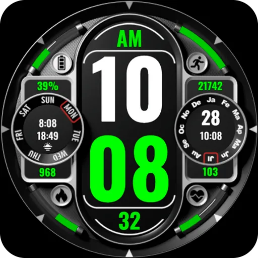PT11 Digital Watch Face screenshot 30