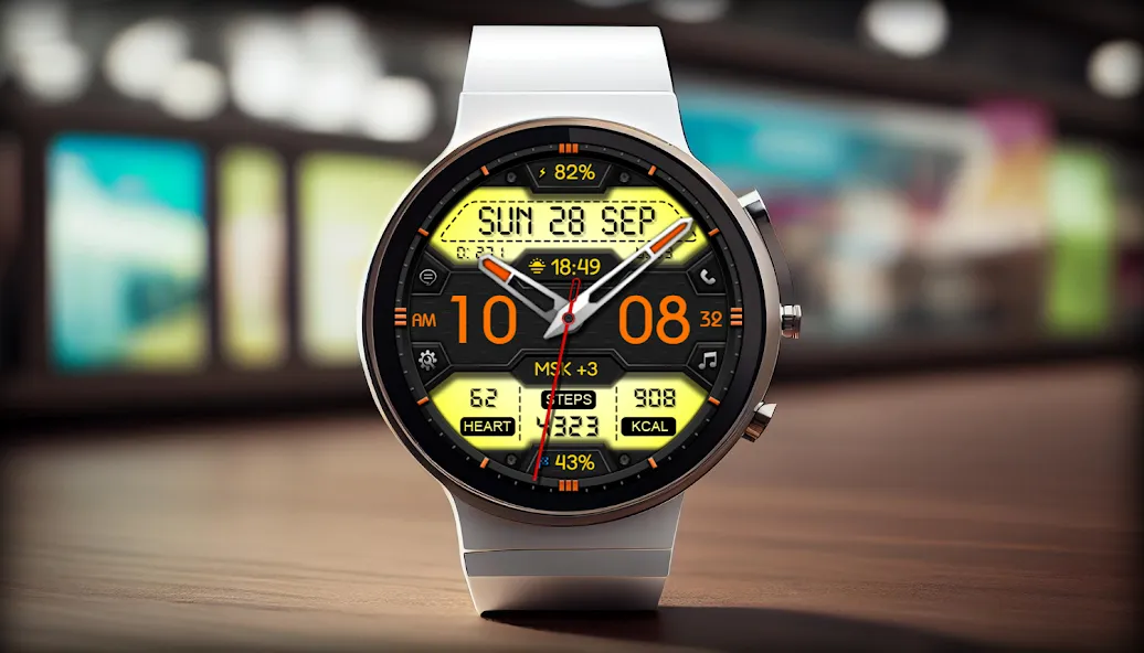 Hybrid MEZIGN CTS53 Watch face screenshot 2