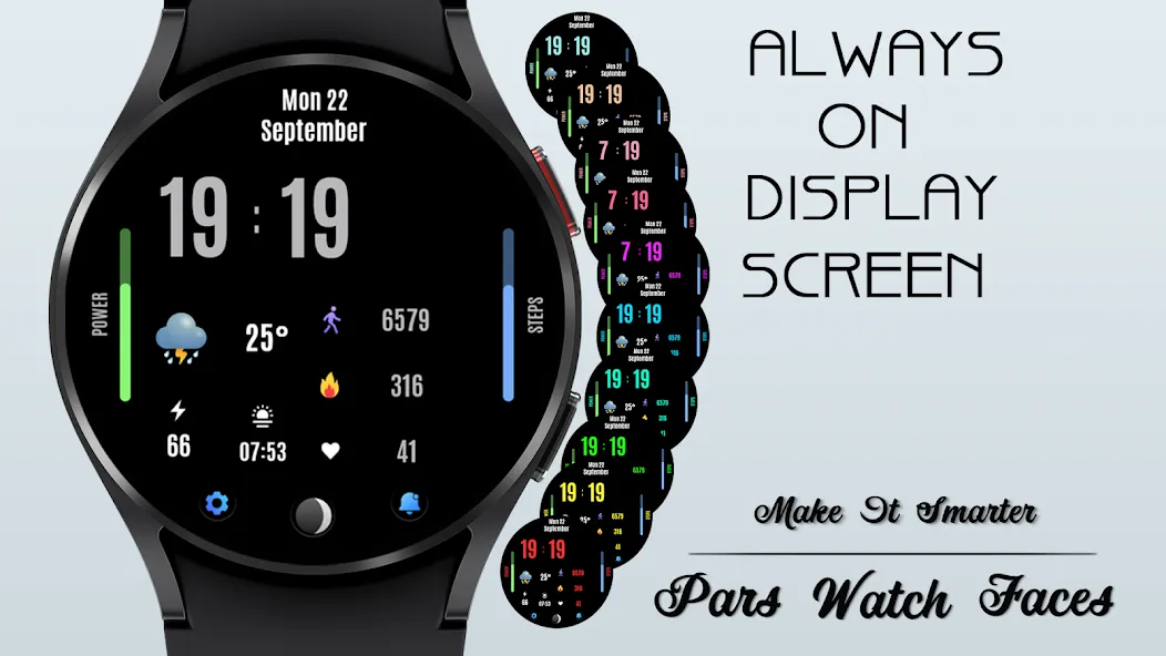 Baku Digital Watch Face screenshot 7
