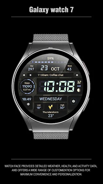 WFP 129 Military watch face screenshot 7