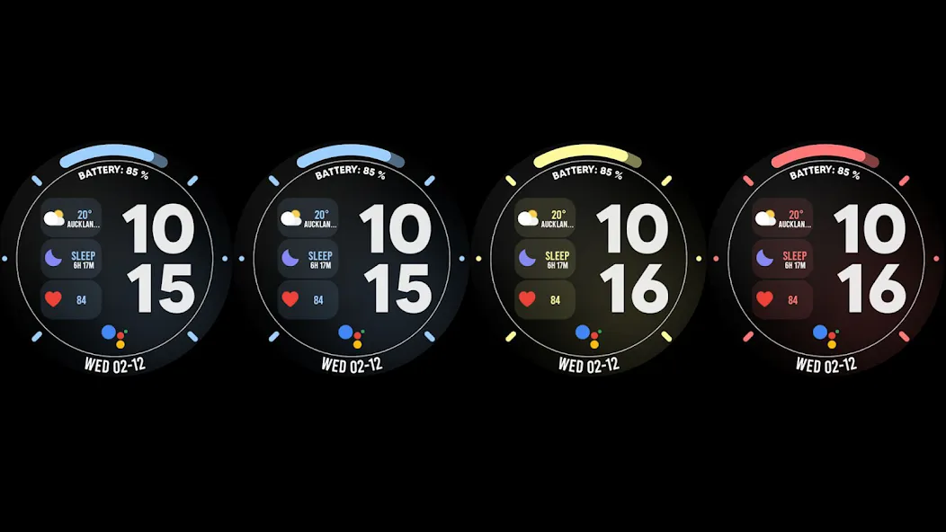 Night 84 - watch face screenshot 16