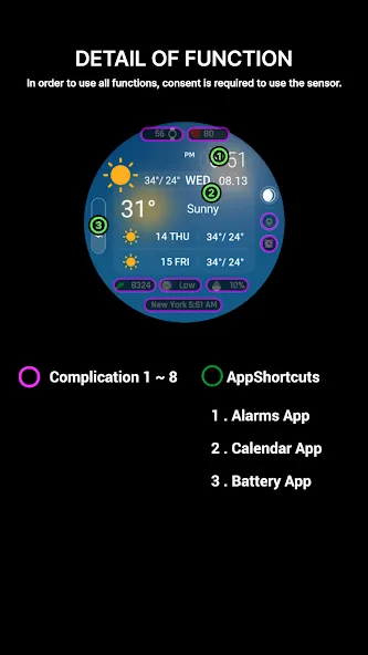 ACRO DW Glass Blur Watchface screenshot 8