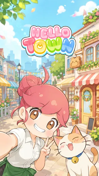 Hello Town: Merge & Story screenshot 1