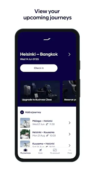 Finnair screenshot 1