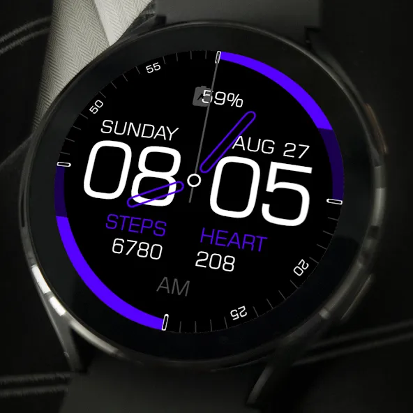 Key086 Hybrid Watch Face screenshot 4