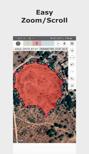 Easy Area : Land Area Measure screenshot 2