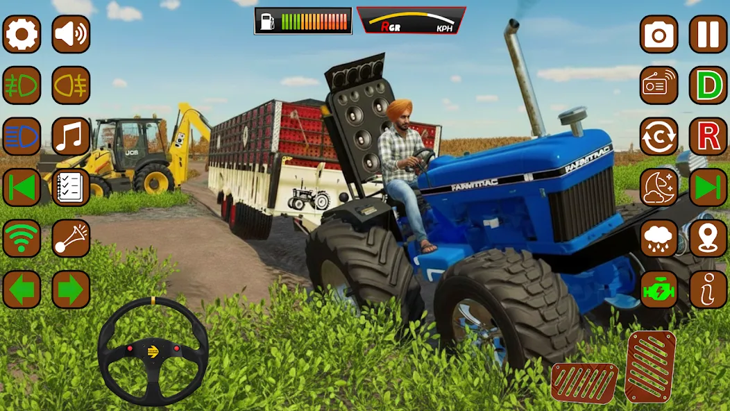 Indian Tractor Farming Game 3D screenshot 1