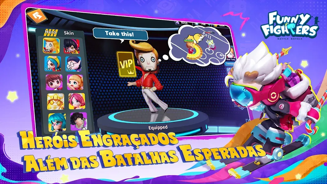Funny Fighters: Battle Royale screenshot 2