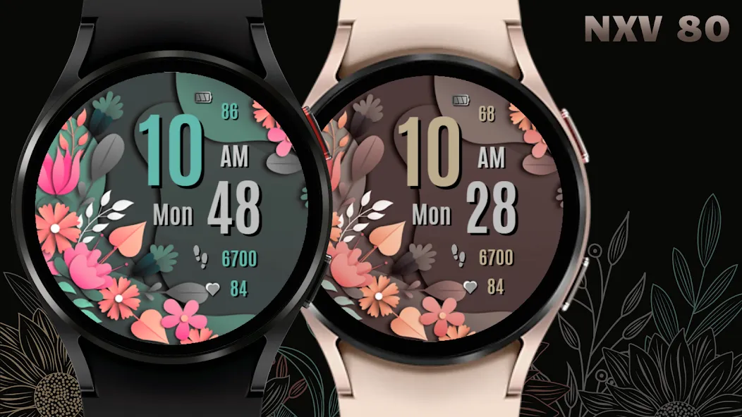 NXV80 Vibrant Watch Face screenshot 5