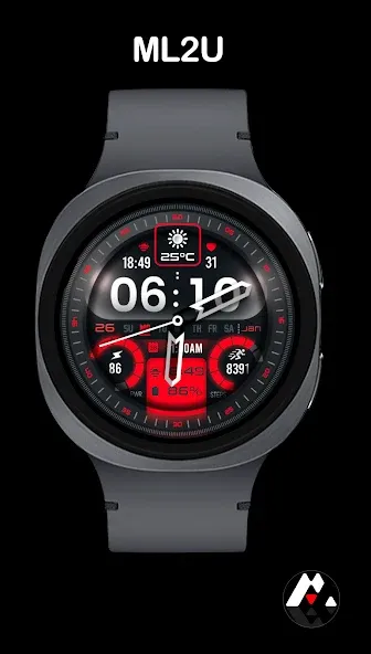 ML2U 364b Hybrid Watch Face screenshot 7