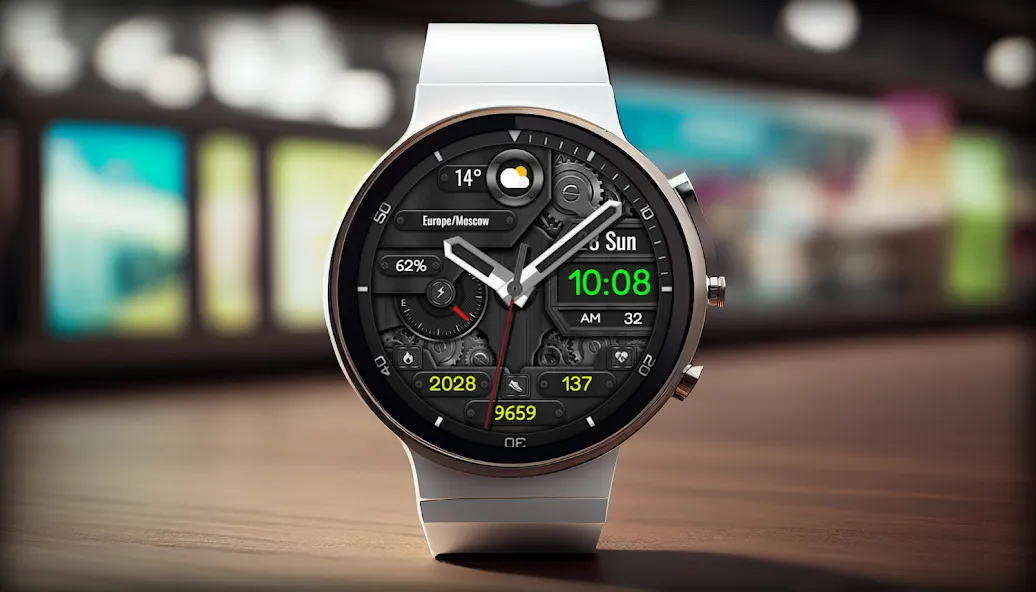 Hybrid NOMATO URX98 Watch face screenshot 2