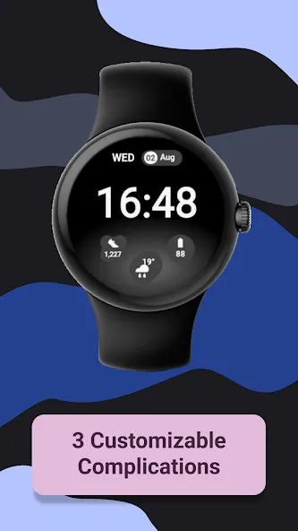Minimal - Wear OS 3 Watch Face screenshot 1