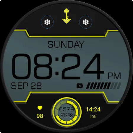 Key WF96 Digital Watch Face screenshot 29