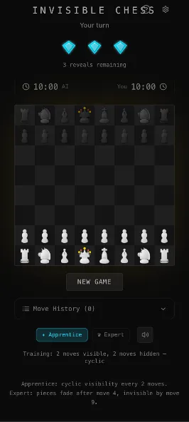 Invisible Chess: Master Void screenshot 2