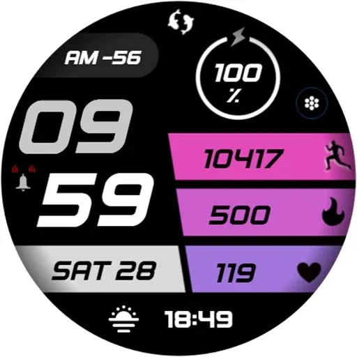 Modern Digital Cool Watch EC34 screenshot 22