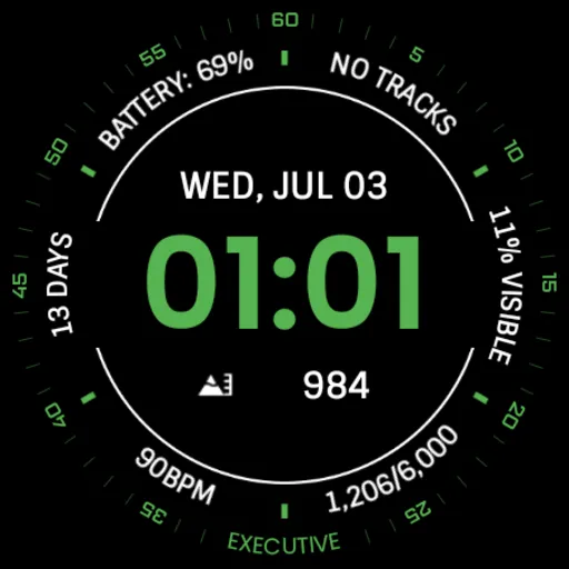 EXD059: Circular Watch Face screenshot 28
