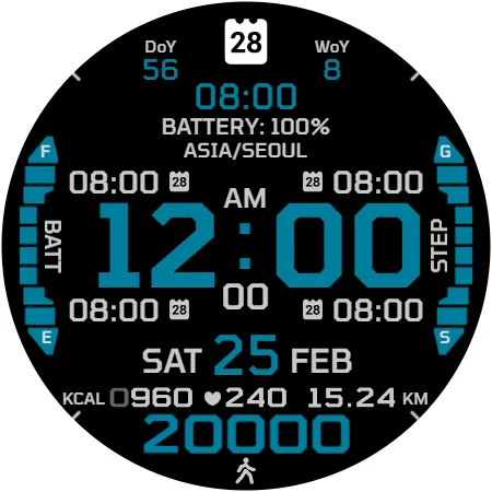 IWF AllNew DIGI II watch face screenshot 30