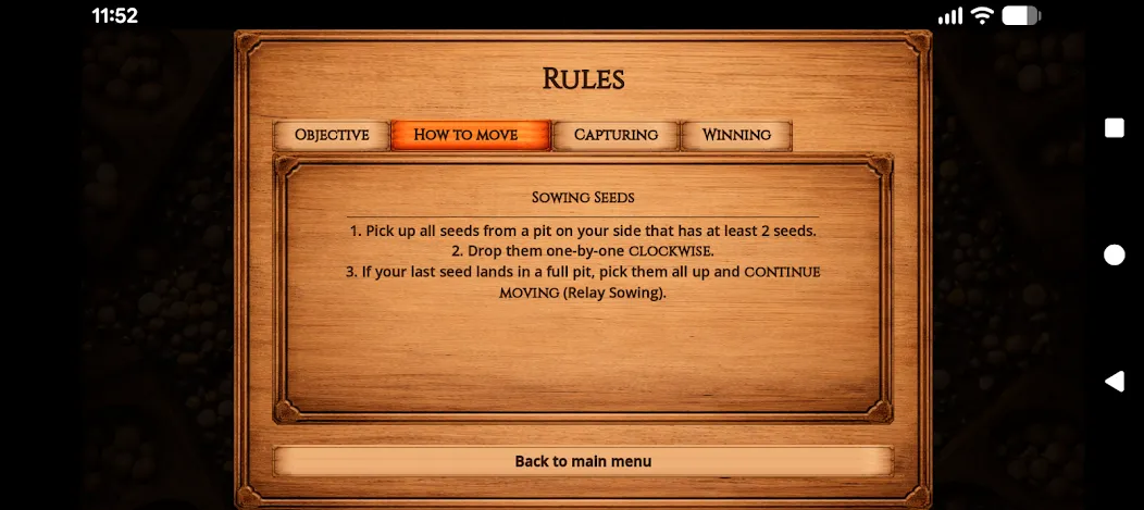 Hus: 4-Row Mancala screenshot 6