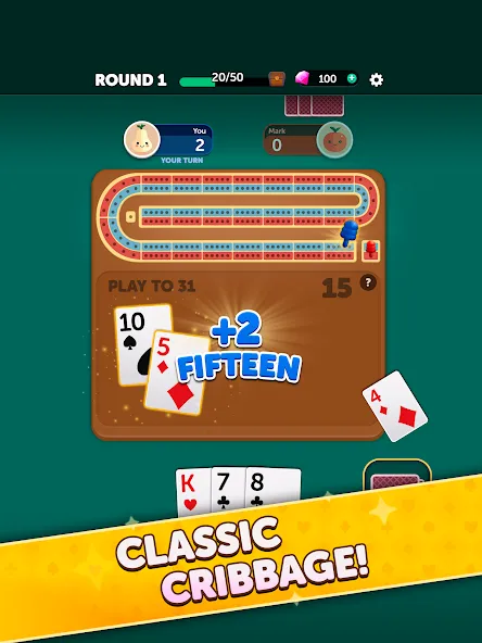 Cribbage Classic - Card Game screenshot 5