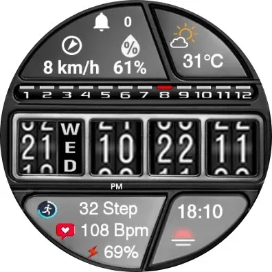 N-SPORT580 Flip Digital Watch screenshot 10