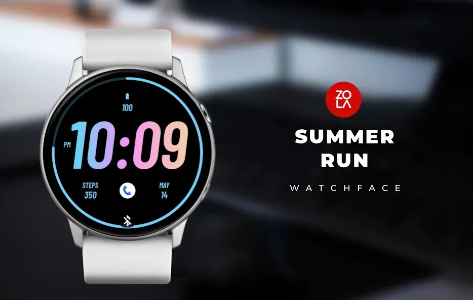 Summer Run Watch Face screenshot 1