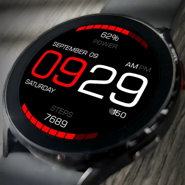 Key088 Futuristic Watch Face screenshot 1