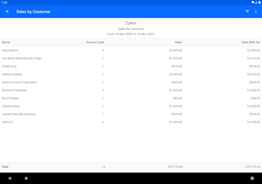 Zoho Invoice - Facturas Fácil screenshot 14