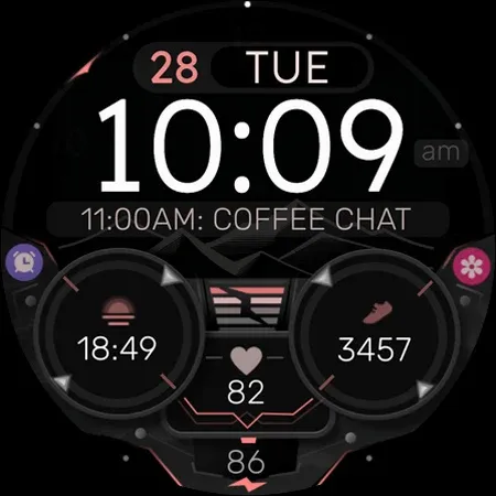 Dream 144 Digital Watch Face screenshot 9