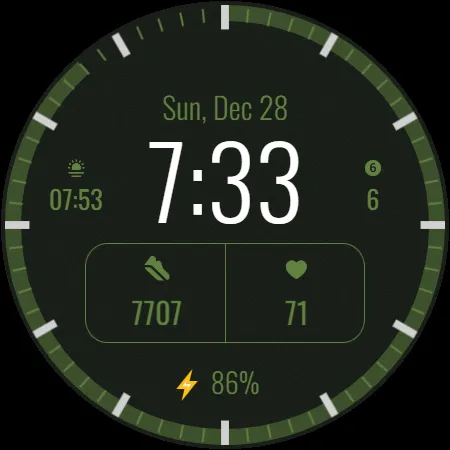 Digital watch face D26 screenshot 37