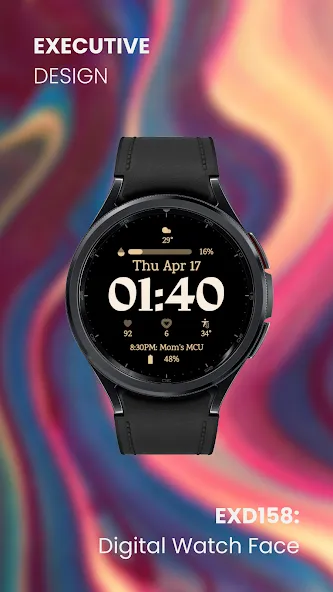EXD158: Digital Watch Face screenshot 6