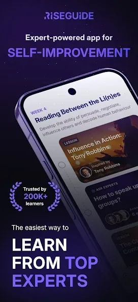 RiseGuide: Expert Insights screenshot 1