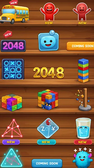 No WiFi Relaxing Mini Games screenshot 1