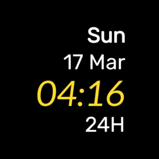 EXD027: Minimal Watch Face screenshot 17