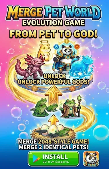 Merge Pet World: Evolution screenshot 2