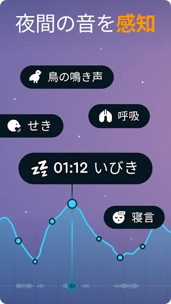 Sleep Cycle : 睡眠分析、スマート目覚まし時計 screenshot 4