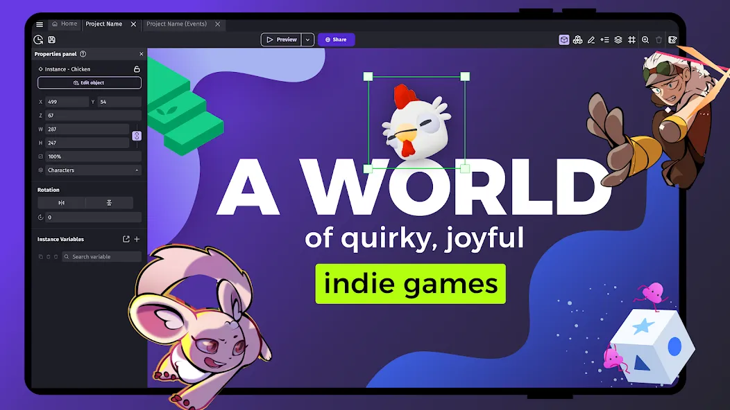 GDevelop - Create & Play Games screenshot 9